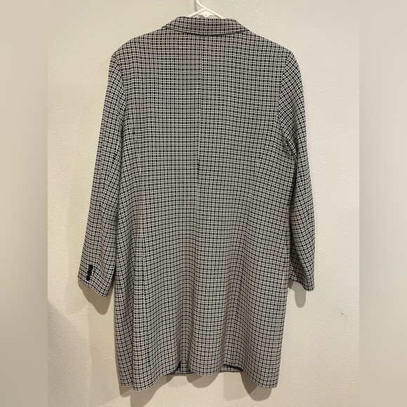 Alfani Black and White Blazer Classic Tailored Fit - Picture 5 of 5